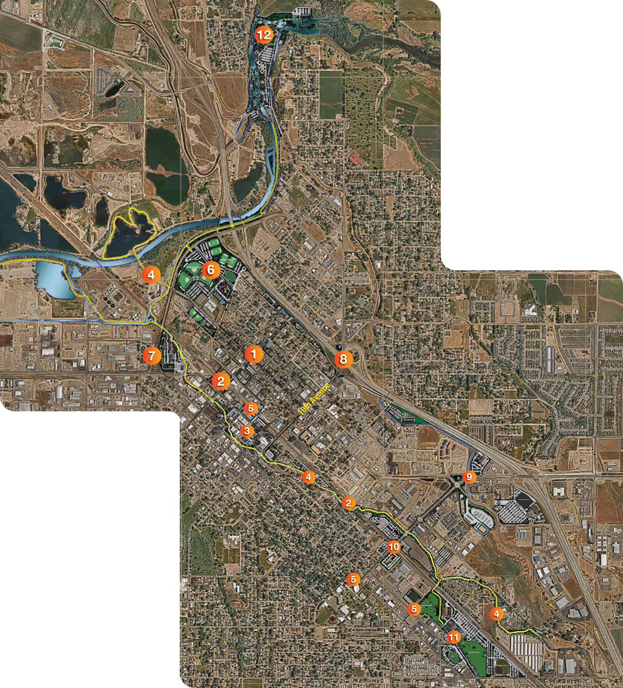 Caldwell 2050 Master Plan Map