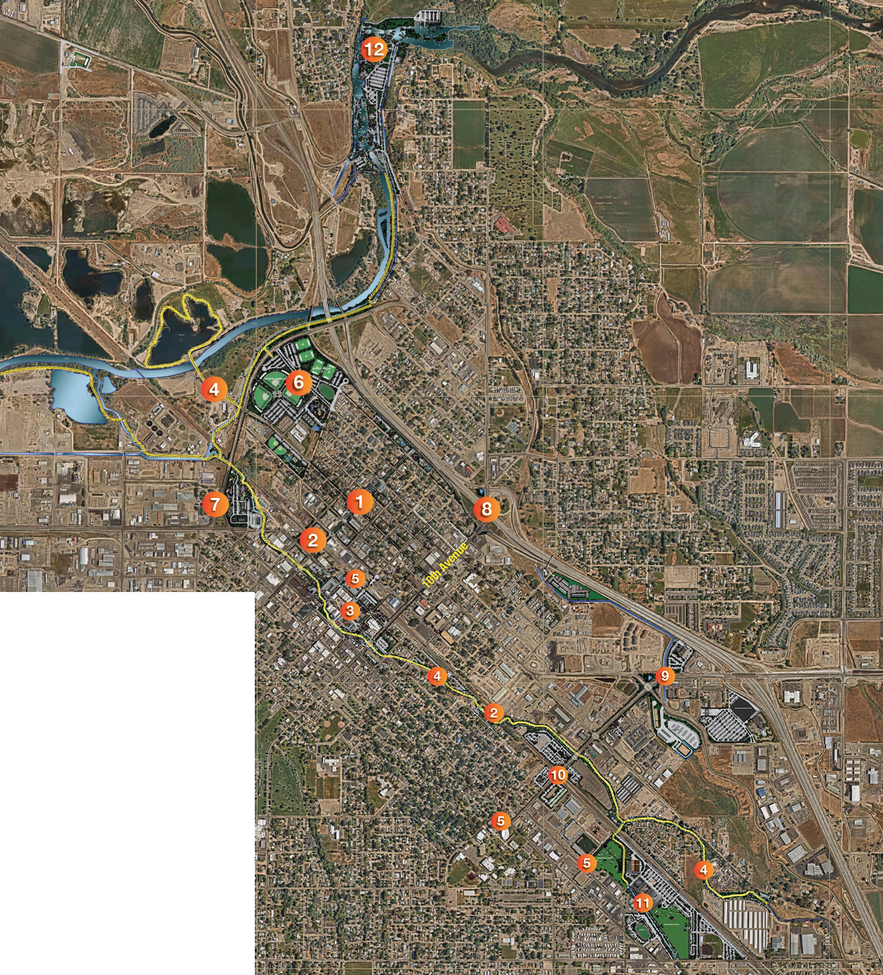 Caldwell 2050 Master Plan Map